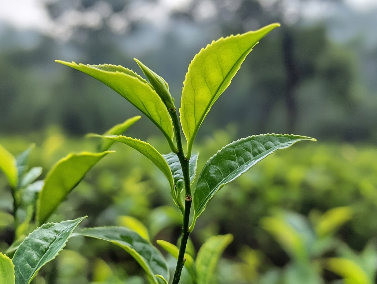 The story of tea begins in the lush landscapes of Asia, where the Camellia sinensis plant, the source of all true teas, originated.